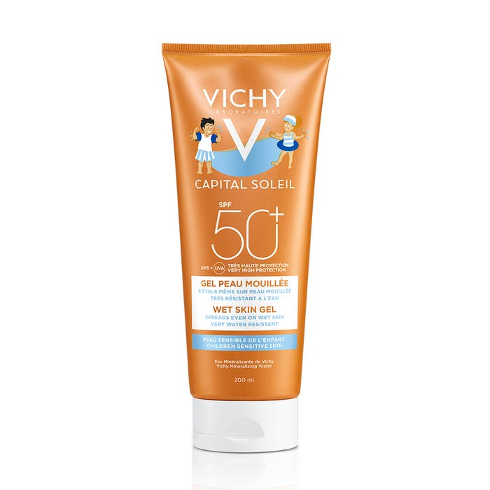 Vichy Capital Soleil Protective Wet Skin Sunscreen for Children SPF50+ 200ml