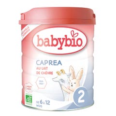 Babybio Caprea 2 Organic Milk Powder 6 to 12 months 800g