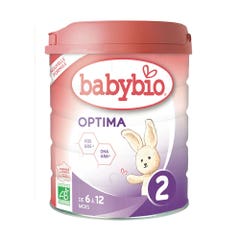 Babybio Optima 2 Organic 6 Months Milk Powder 6 Months From 6 months 800g