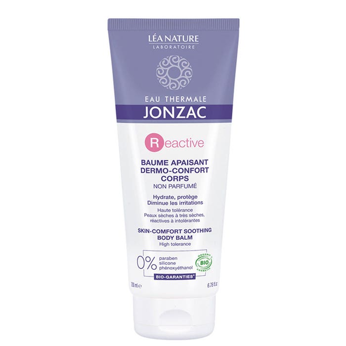 Organic Dermo-Comforting Body Balm 200ml REactive Dry to very dry skin Eau thermale Jonzac