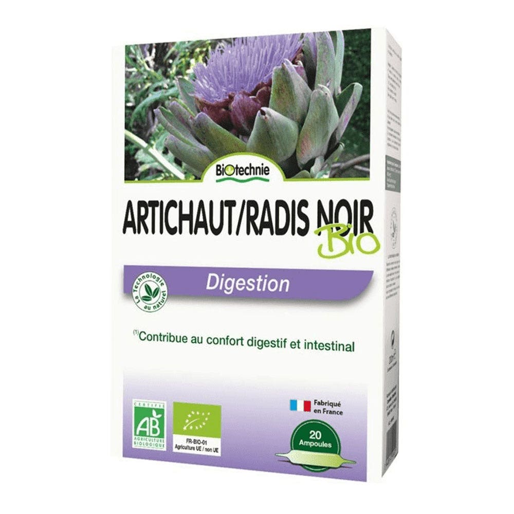 Biotechnie Artichoke Black Radish Digestion 20 Ampulas Easypara
