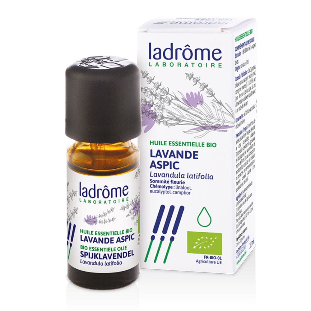 Ladrôme Organic Aspic Lavender Essential Oil 10ml