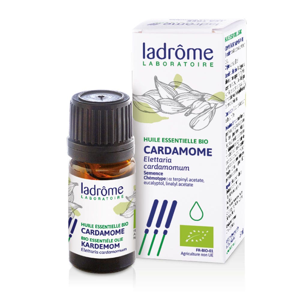 Ladrôme Organic Cardamom Essential Oil 5ml