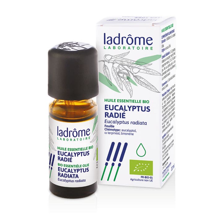 Organic Eucalyptus Radiata Essential Oil 10ml Ladrôme