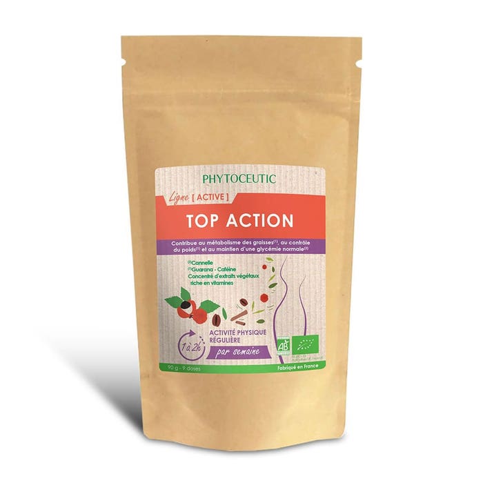 Organic Guarana & Cinnamon Top Action 90g Ligne [Active] Phytoceutic