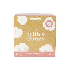 Les Petites Choses Hygiene Night Towels Organic Cotton Box of 10