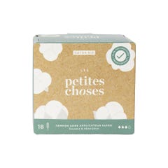 Les Petites Choses Flux Super pads without applicators Bioes cotton Box of 18