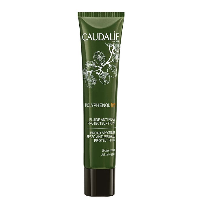 Caudalie Polyphenol C15 Broad Spectrum Spf20 Anti-wrinkle Protect Fluid ...