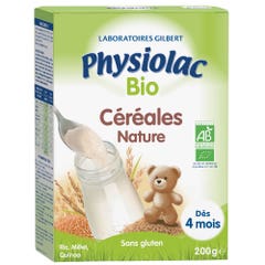 Physiolac Cereales Riz Millet Quinoa Bio Physiolac From 4 months 200g