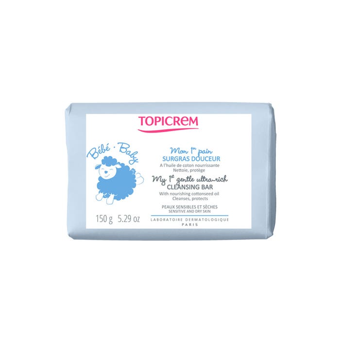 Topicrem Baby Gentle Ultra-Rich Cleansing Bar 150g Topicrem Baby Gentle Ultra-Rich Cleansing Bar 150g