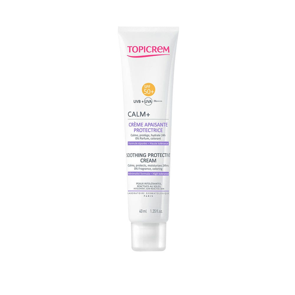 Topicrem Calm+ Soothing Protective Cream SPF50 + Peaux intolérantes 40ml