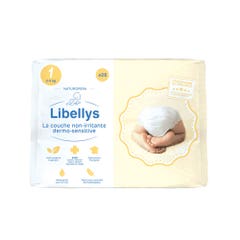 Libellys Dermo-sensitive non-irritating nappies Size 1 From 2 to 5kg x26