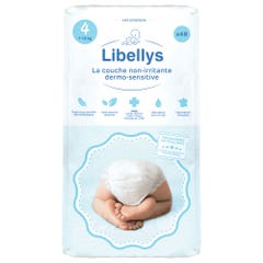 Libellys Dermo-sensitive non-irritating nappies Size 4 From 7 to 18Kg x48