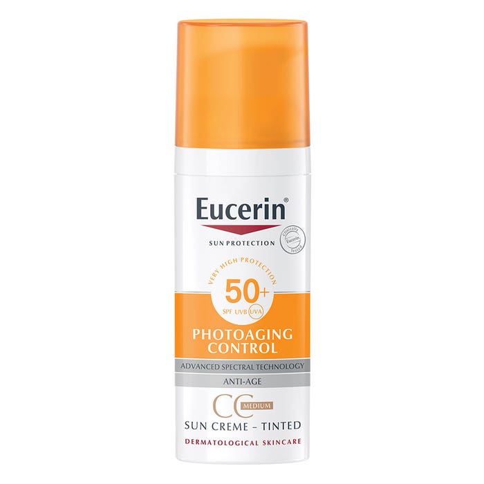 Eucerin Sun Photoaging Control Cc Tinted Cream Medium Spf50+ 50ml