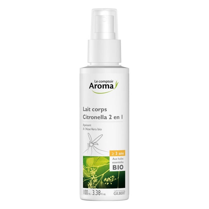 2 in 1 Body Lotion with Bioes Lemongrass 100ml Le Comptoir Aroma