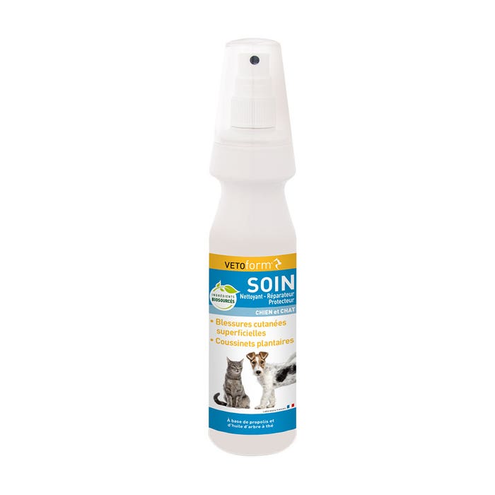 Protective and repairing spray for the skin-pad 150ml Chien et Chat Vetoform