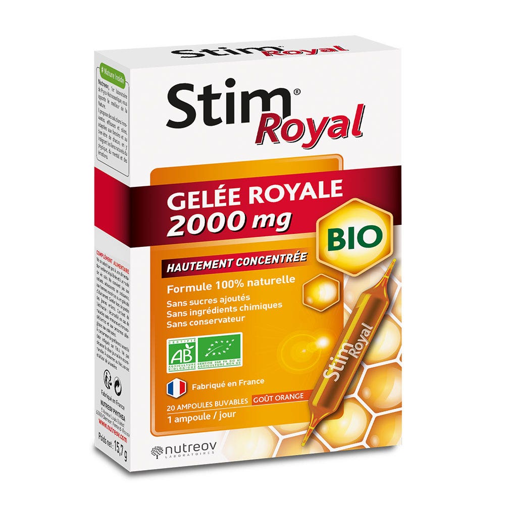 Nutreov Stim Royal Gelée Royale Bio 20 ampoules