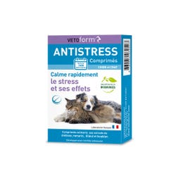 Vetoform Chien et Chat Anti-stress herbal tablets 20 tablets