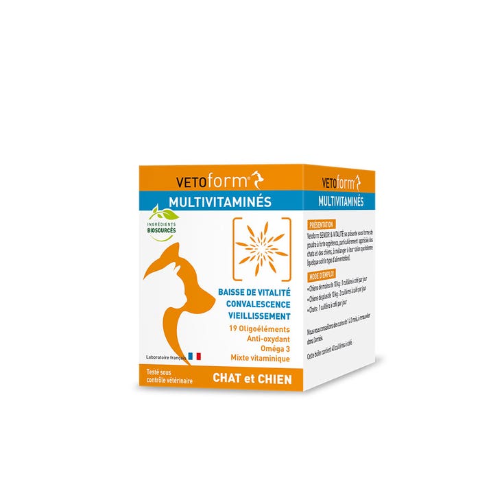 Multivitamin Supplements 100g Chien et Chat Vetoform
