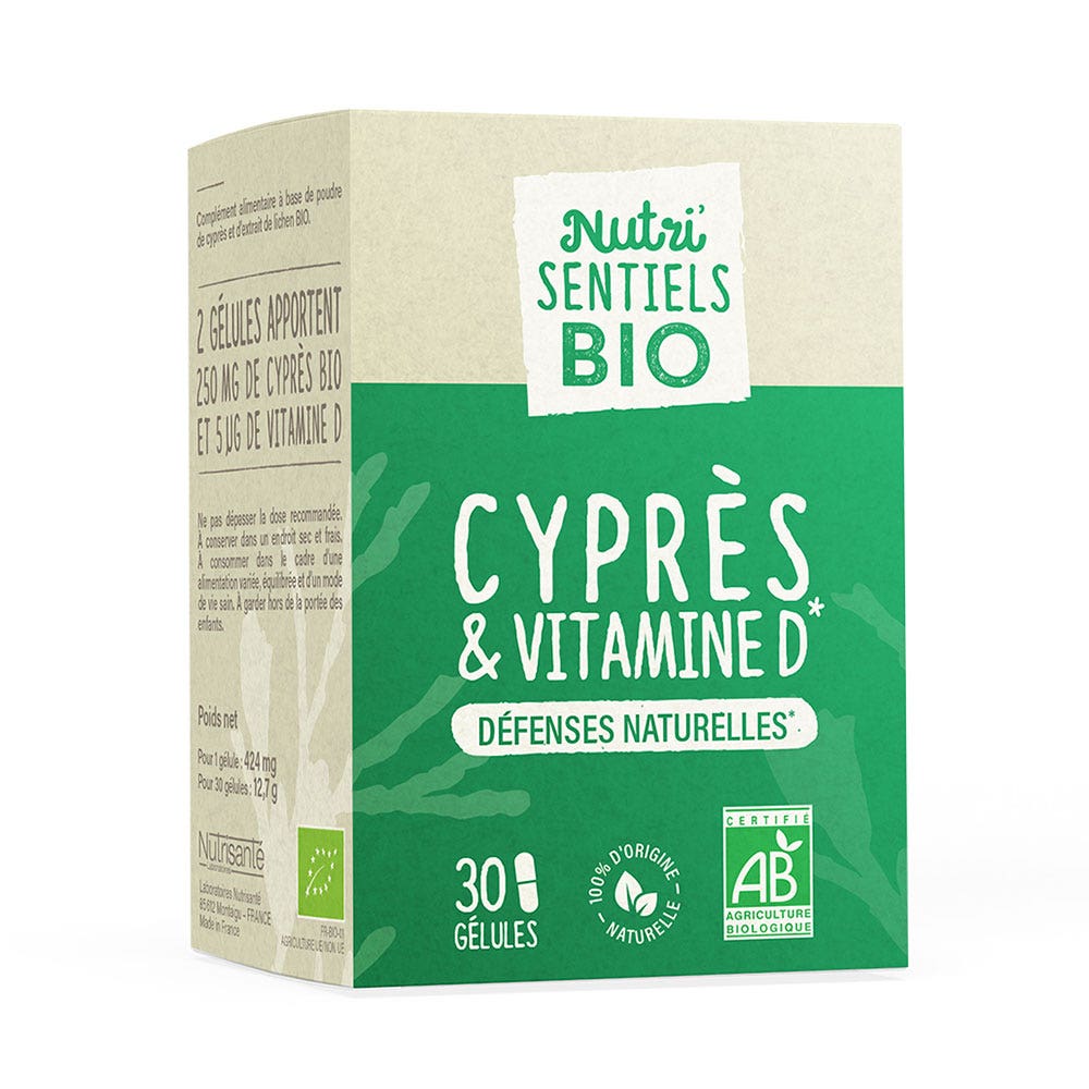Nutrisante Organic Vitamin D Natural Defense 30 capsules