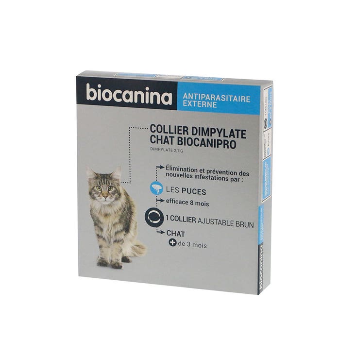 BIOCANIPRO CAT COLLAR x1 Unit Antiparasitaire externe Biocanina