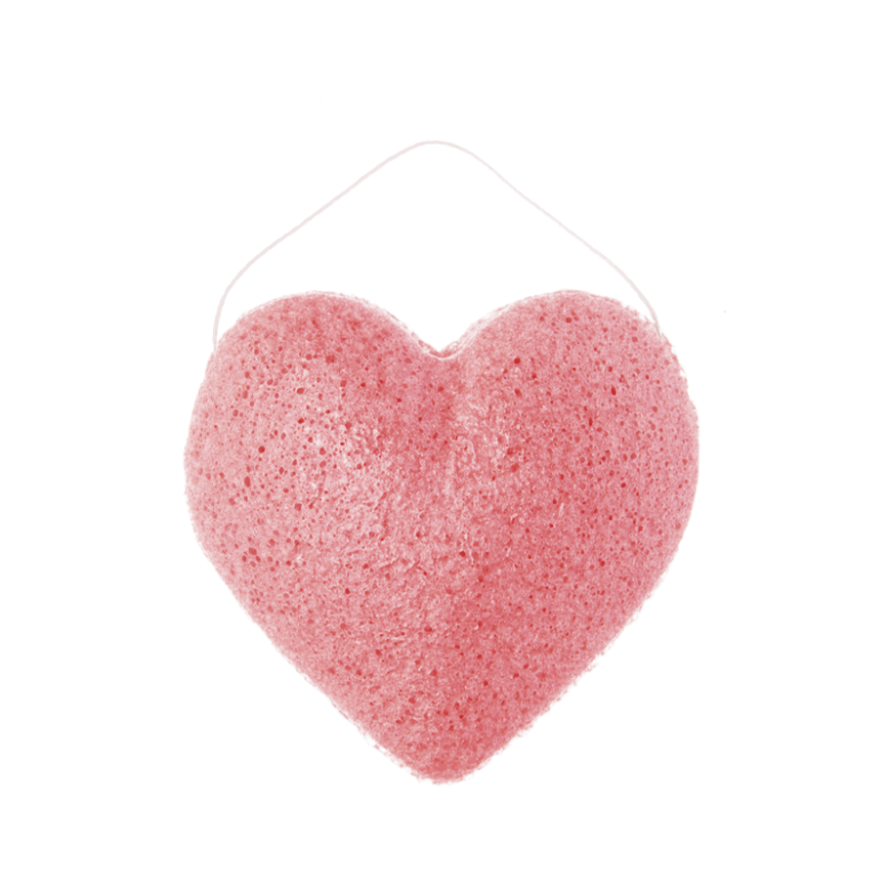 Lady Green Wonderful Konjac Sponge Face Rose Tous types de peaux