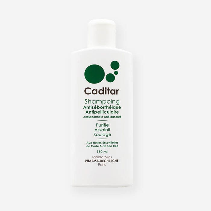 Anti-seborrheic Anti-dandruff Shampoo 150ml Caditar Purifying Sanitizing and Relieving Bio-Recherche