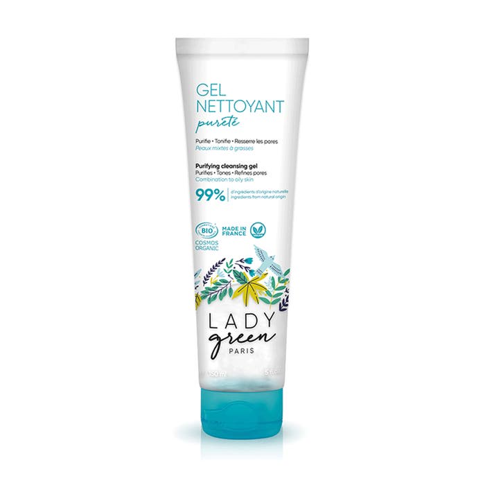 Lady Green Organic purifying cleansing gel Normal to oily skin 150ml