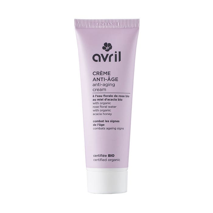 Anti-ageing cream 40ml Rose floral water and organic acacia honey Avril