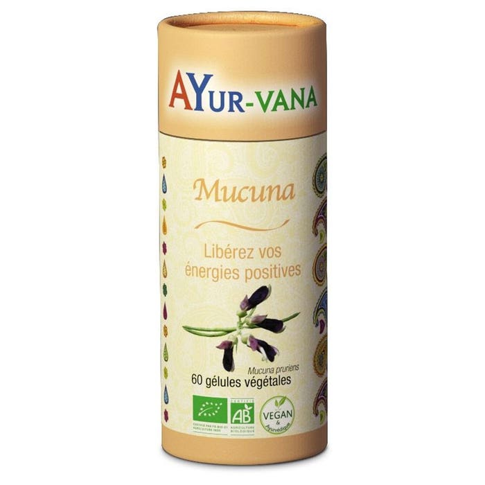 Ayur-Vana Mucuna Positive energy 60 capsules