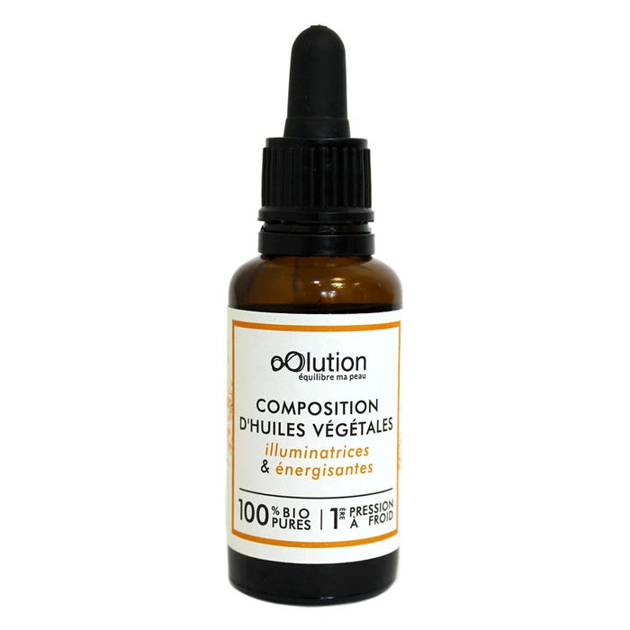 Composition of Bioes illuminating and energising oils 30ml All skin types oOlution