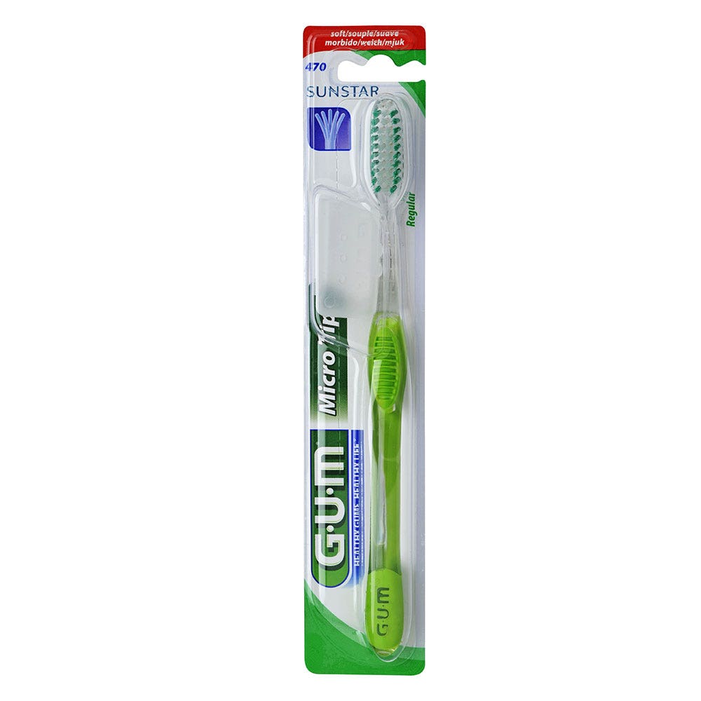 Micro Tip Supple Regular Toothbrush 470 Micro Tip Gum Easypara