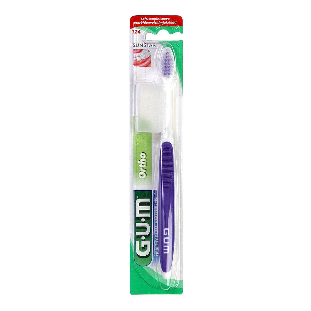 Gum Ortho soft orthodontic toothbrush Ref 124 Easypara