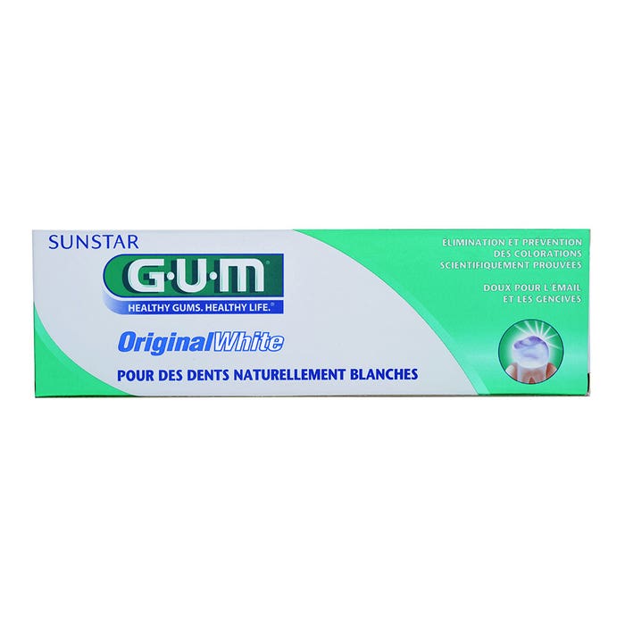 Original White Anti Stain Toothpaste 75ml Original White Gum