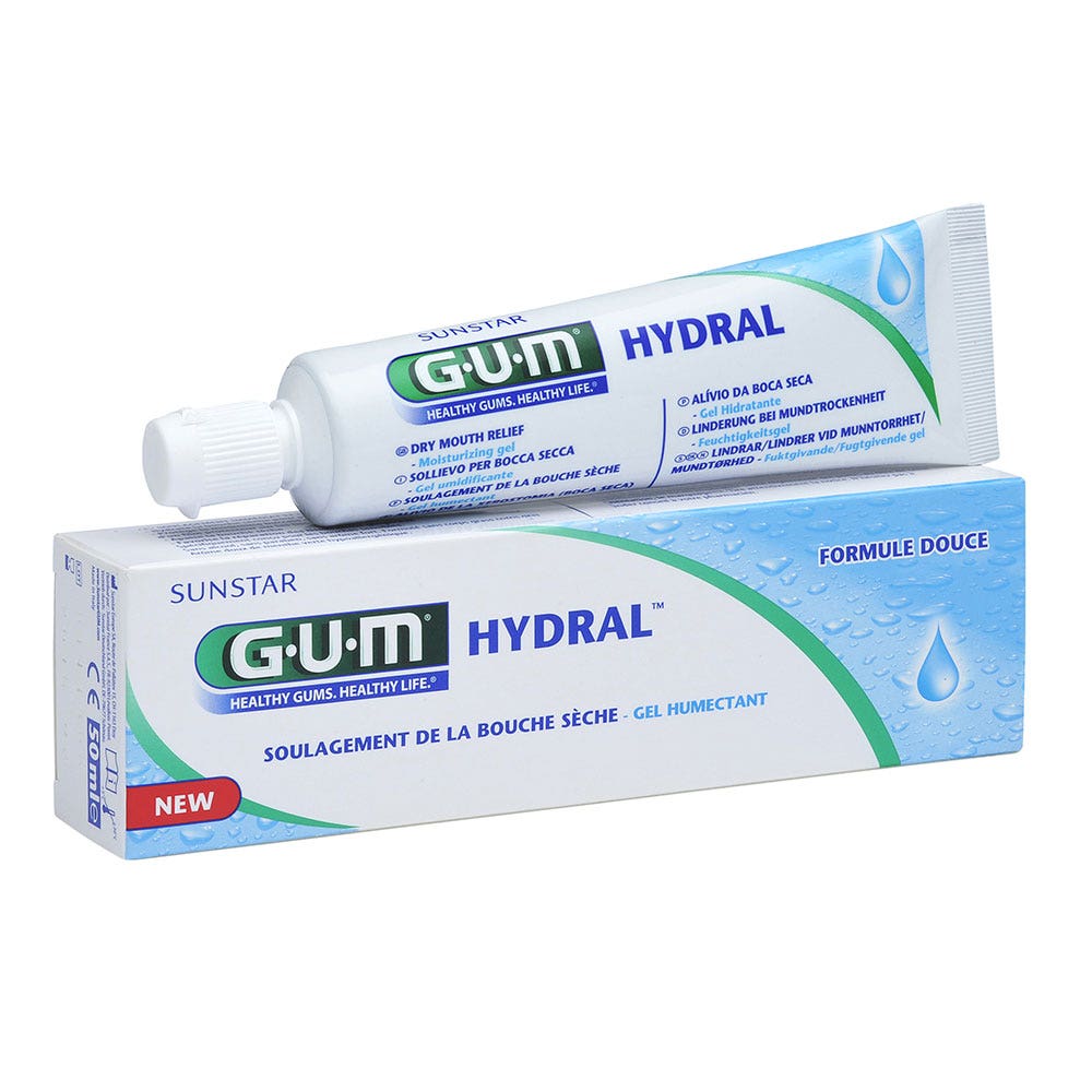 Gum Hydral Gel Humectant Dry Mouth Relief 50ml Easypara