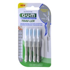 Gum Trav-ler Interdental Brushes 1618 Trav-ler 2mm X4 x4