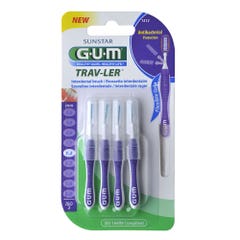 Gum Trav-ler Interdental Brushes 1512 Trav-ler 1.2 Mm X4 x4