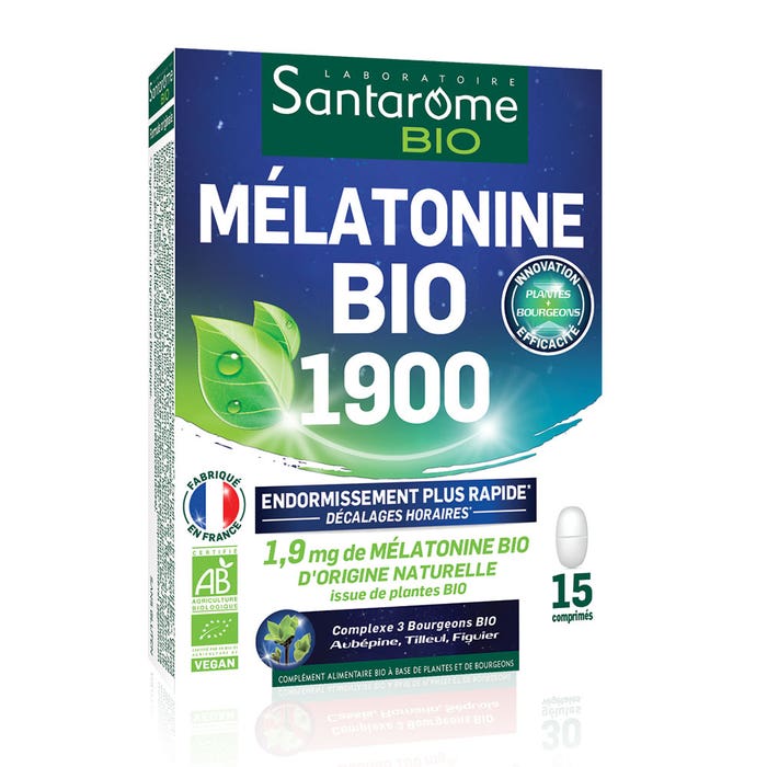 Santarome Organic Melatonin 15 tablets