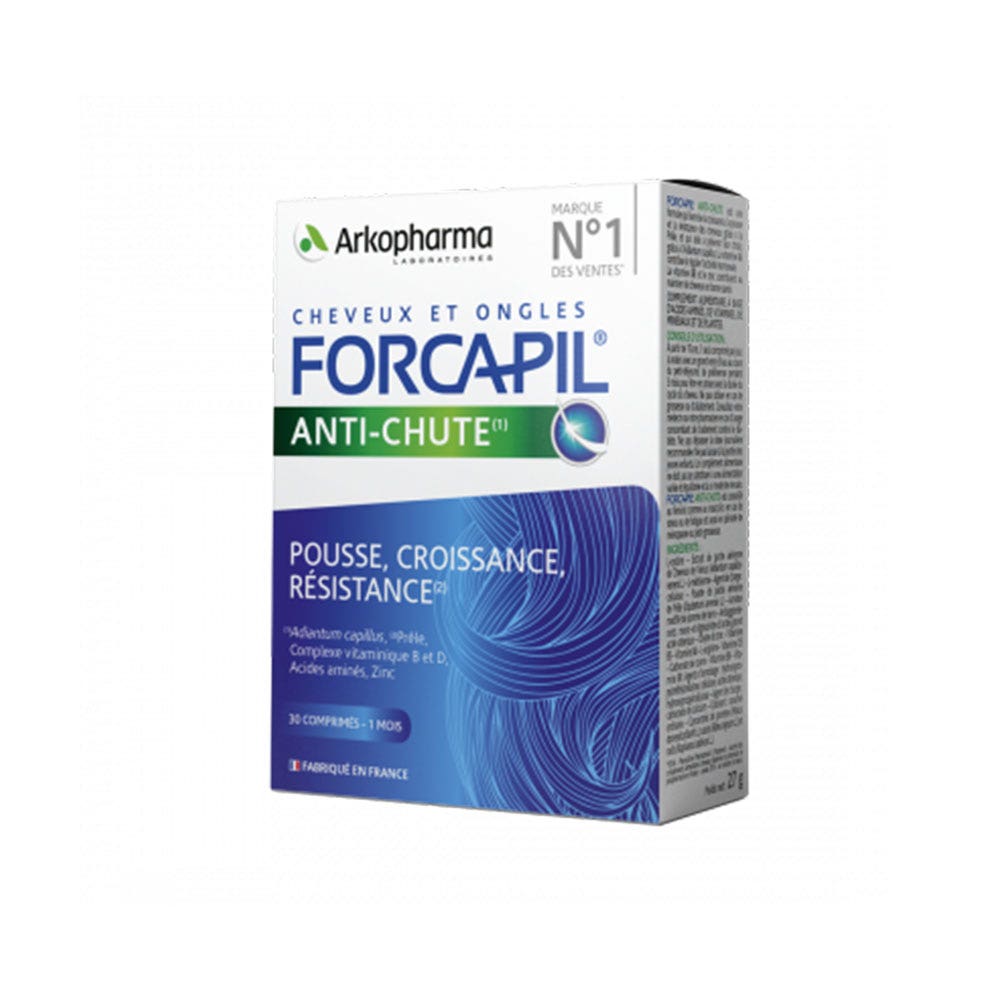 Arkopharma Forcapil Anti-hair loss Growth & Strength devitalised hair and nails 30 tablets