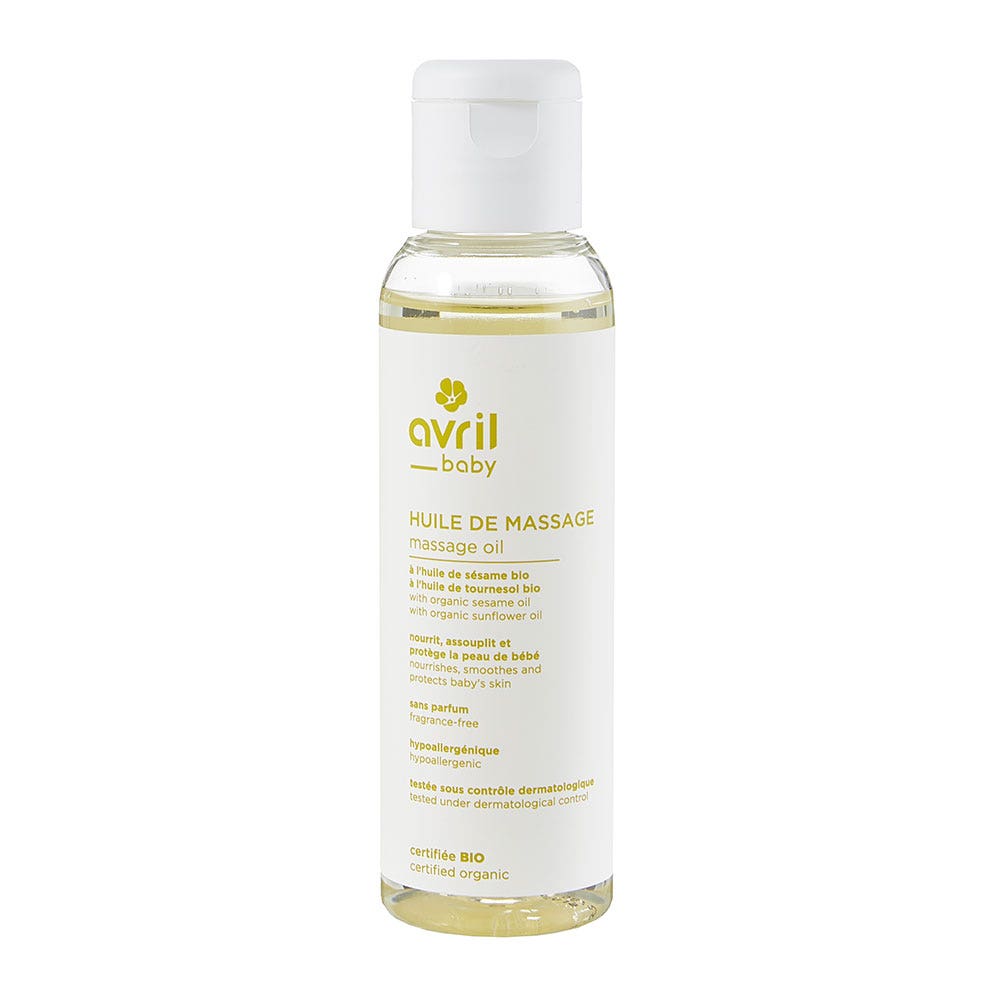 Avril Massage oil with sesame oil and organic sunflower oil Baby 100ml