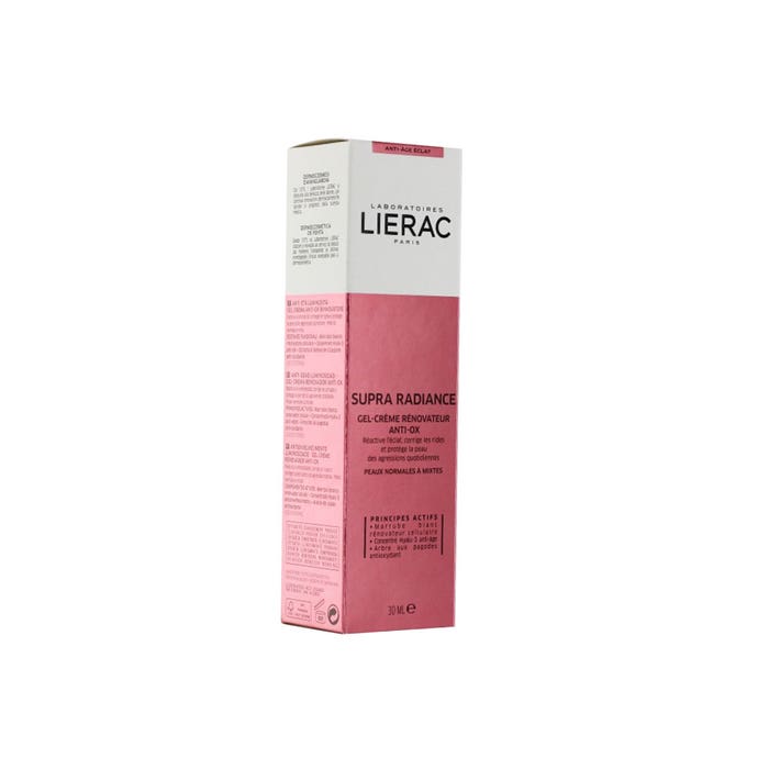Lierac Supra Radiance Anti-Oxydant Renewing Gel-Cream Anti-oxydant 30ml
