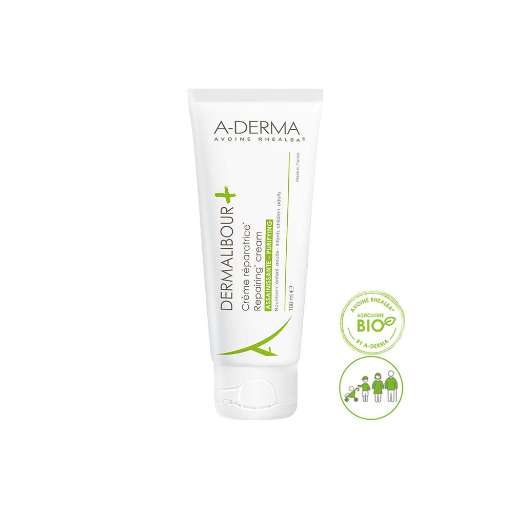 A-Derma Dermalibour+ Replenishing Cream Peaux Irritees Et Abimees 100ml