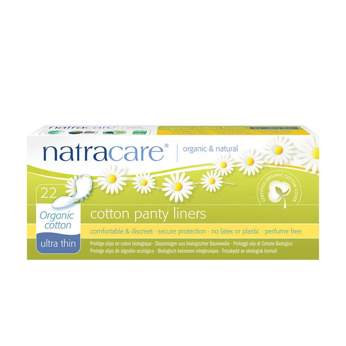 Ultra-fine Organic Cotton Slip Protectors Box Of 22 Natracare