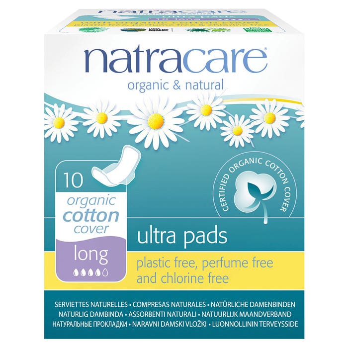 Natural Ultra Long Towels Box Of 10 Natracare