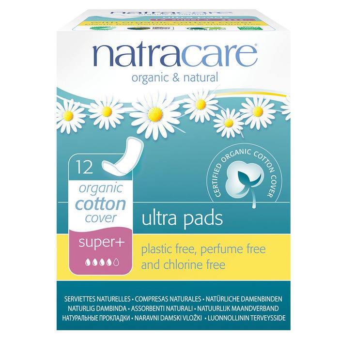 Ultra Long Super Natural Towels + Box Of 12 Natracare