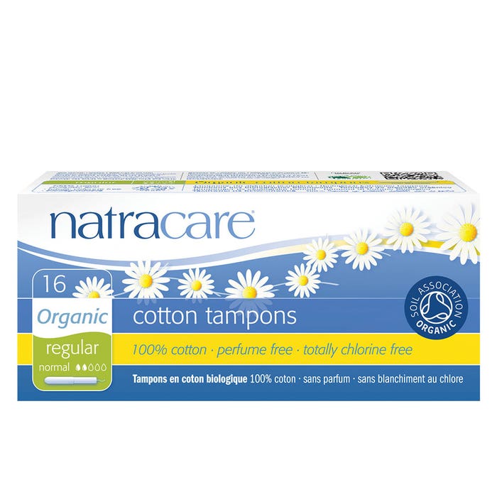 Bioes Tampons With Regular Applicator Box Of 16 Natracare