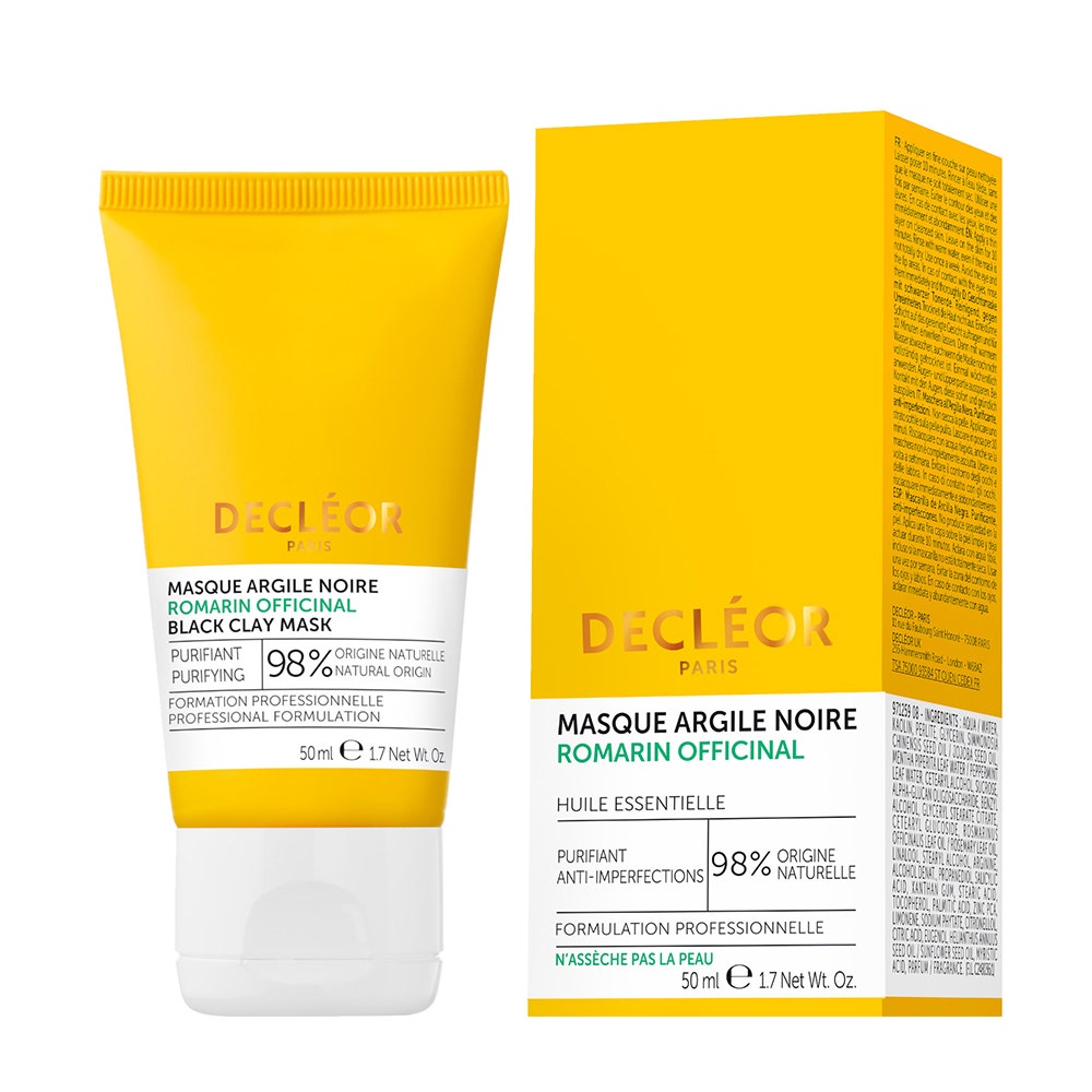 Decléor Rosmarinus Officinalis Mattifying Black Clay Mask 50ml