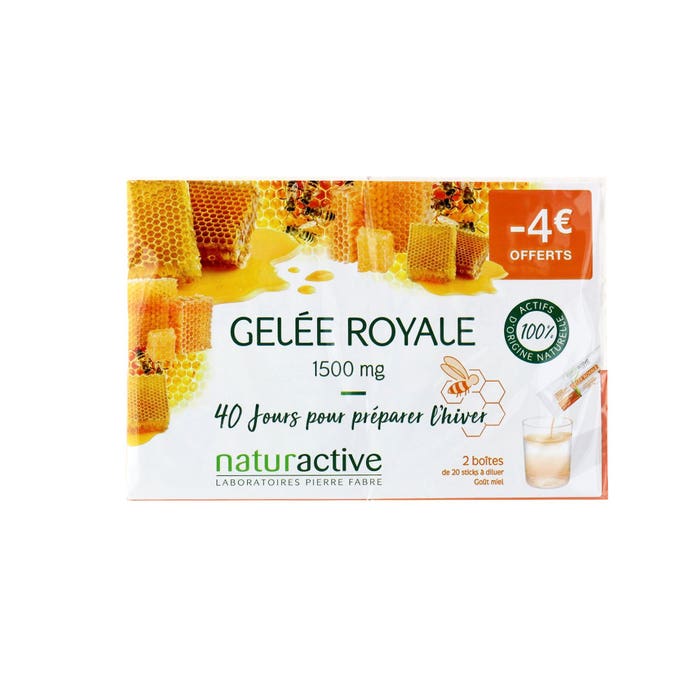 Royal Jelly 2x20 Sticks Gamme Fluide Naturactive