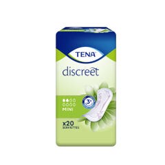 Tena Discreet Women's Bladder weakness Protection Protect Mini x20