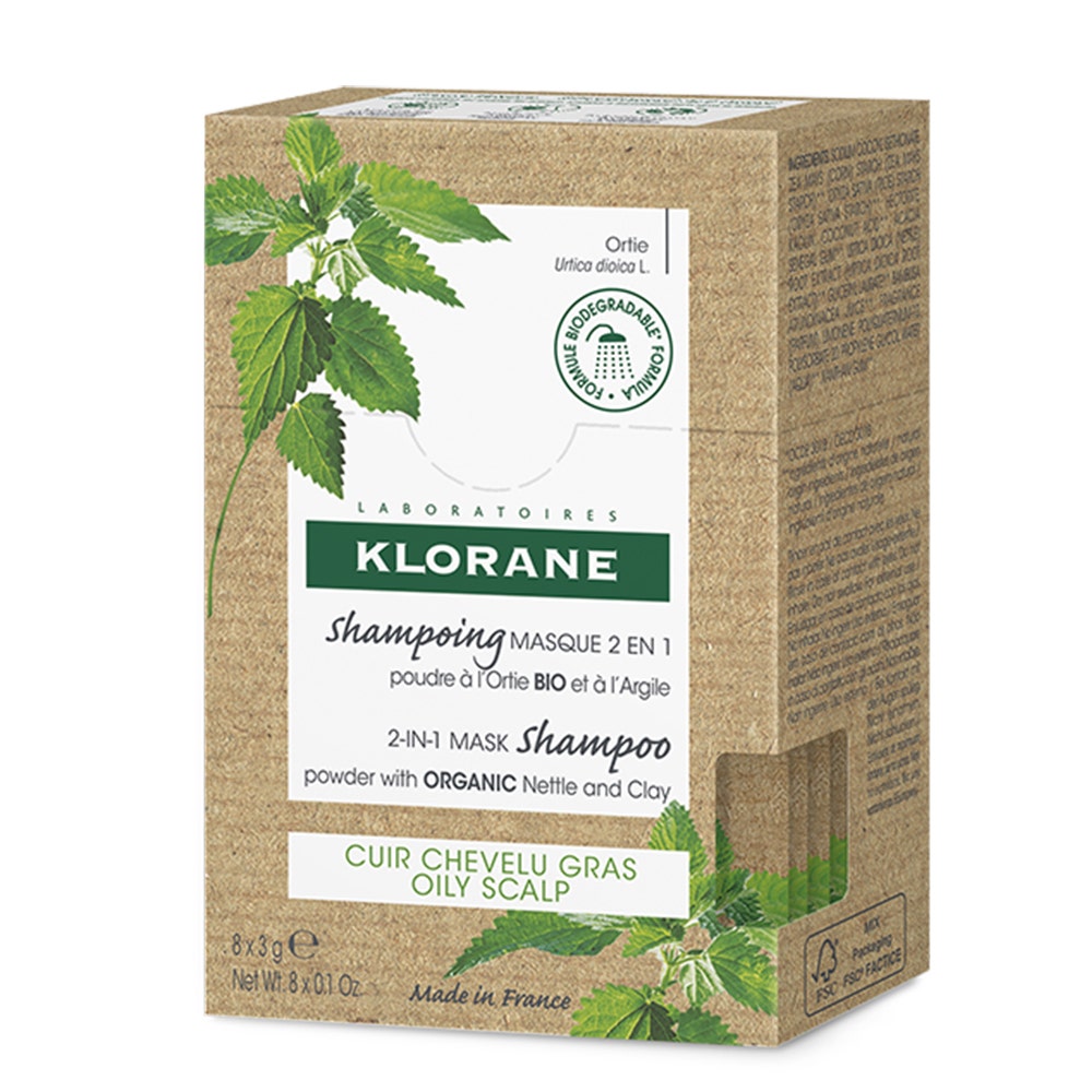 Klorane Nettle 2 in 1 Shampoo Mask 8x3gr
